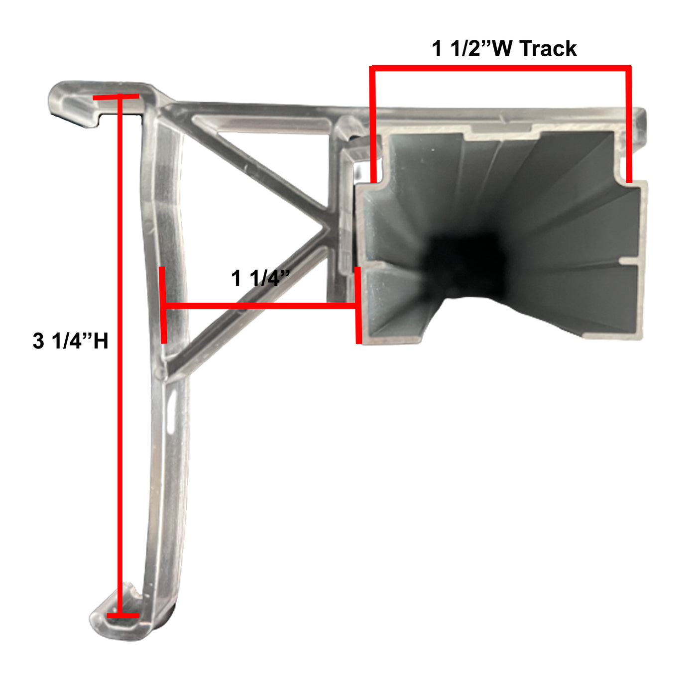 Insert-a-Blind Valence track and valence clip measurements