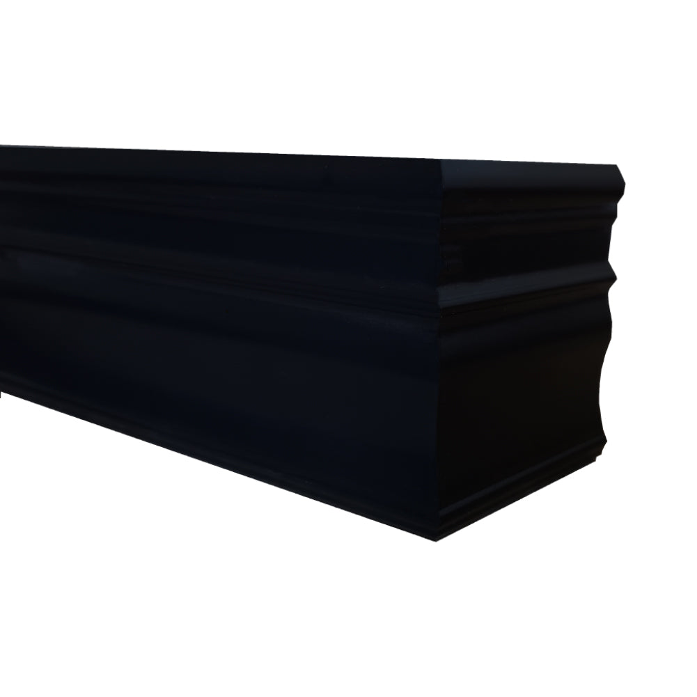 Insert-a-Blind Colonial Valence in Black Finish