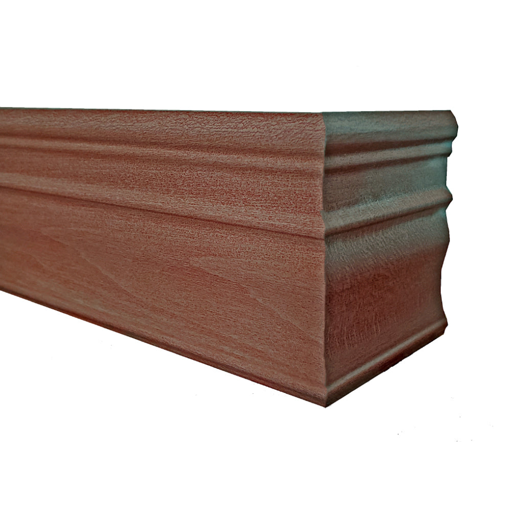 Insert-a-Blind Colonial Valence in Bourbon/Cherry Finish