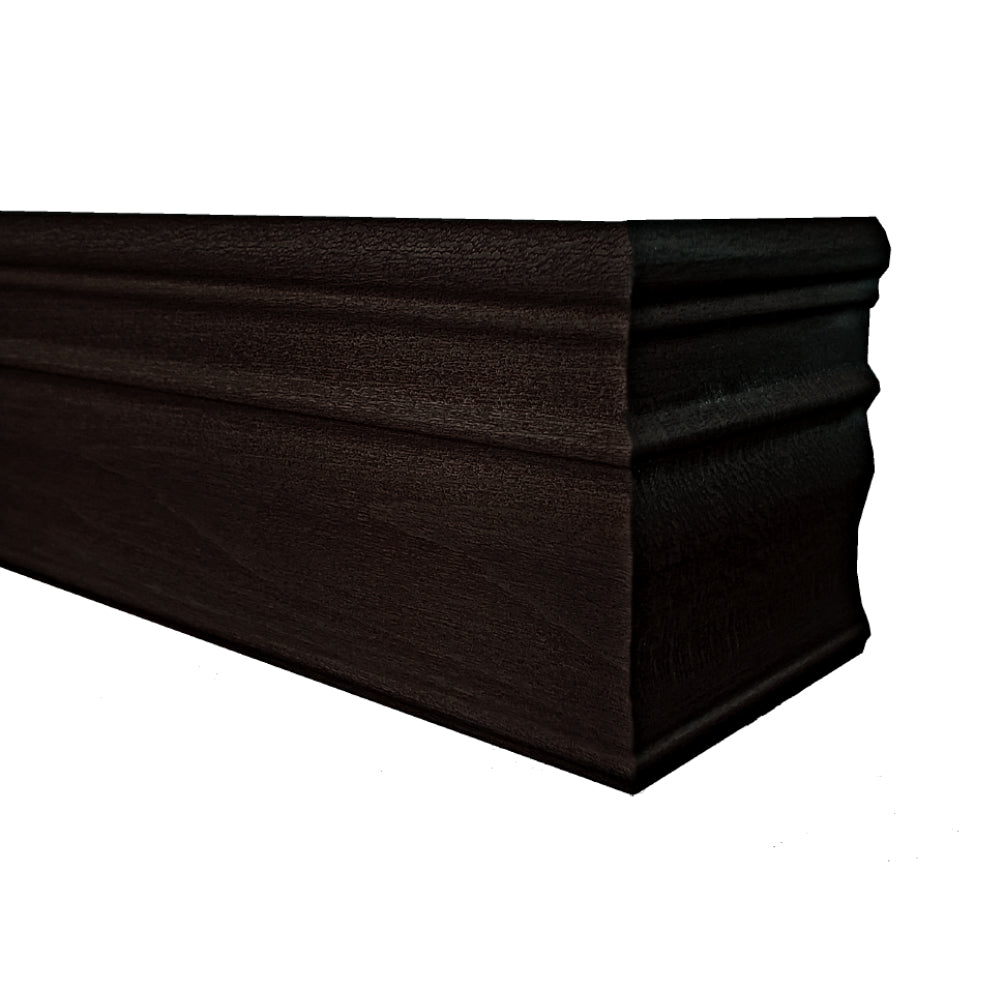 Insert-a-Blind Colonial Valence in Black/Chocolate