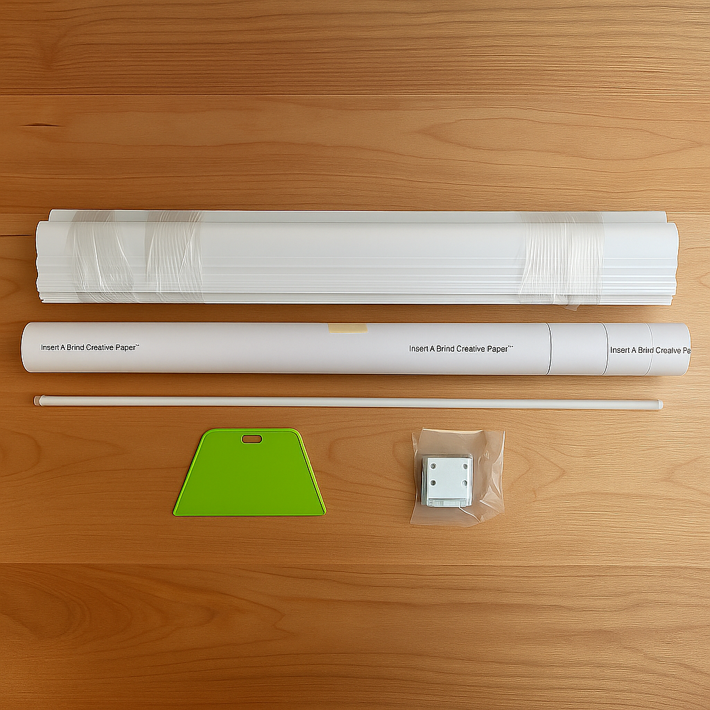 Insert-a-Blind Interchangeable Window Blind System