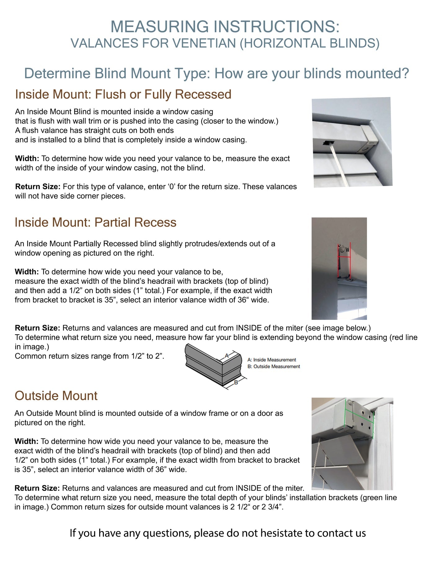 Insert-a-Blind Valence Measuring Instructions