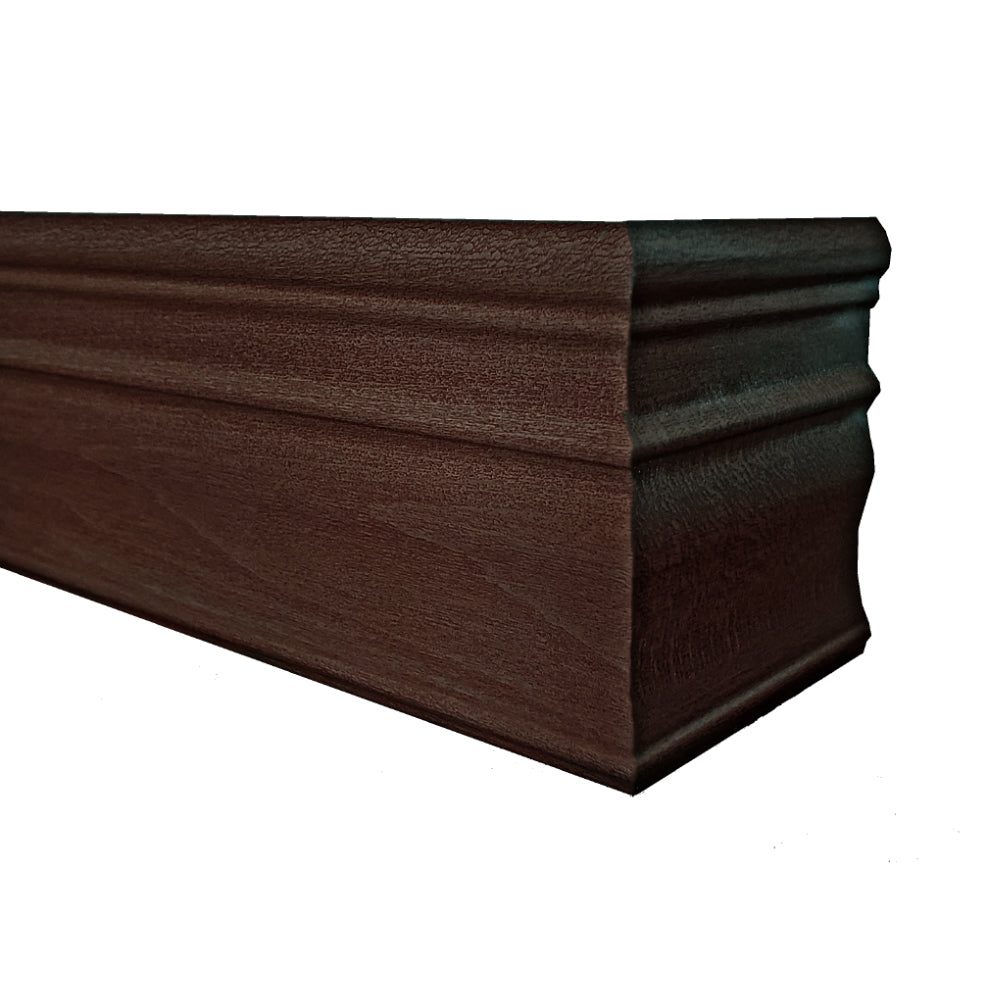 Insert-a-Blind Colonial Valence in Walnut Finish