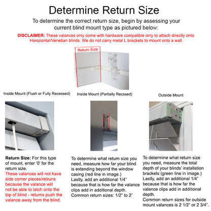 Insert-a-Blind Return Size Informational